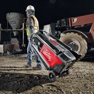 Neue Art der Baustellenbeleuchtung