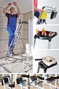 Krause-Werk: Stehleiter mit »MultiGrip«-System