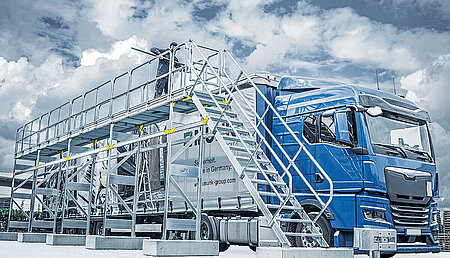 Eisfrei durch den Winter: Nutzfahrzeuge von Schnee und Eis befreien