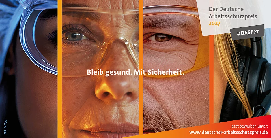 jetzt bewerben unter: www.deutscher-arbeitsschutzpreis.de