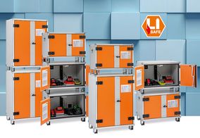 Modulares System für Akku-Lager- und -Ladeschränke
