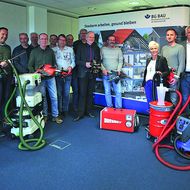 BG BAU: Azubis mit staubarmer Technik vertraut machen