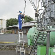 Sicherer Zugang zu Maschinen und Lagerflächen