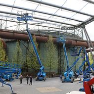 Innovatives und  Visionäres für die  Sicherheit auf  der Arbeitsbühne