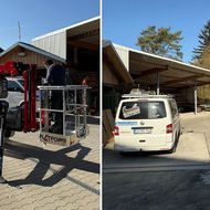 Maßgeschneiderte Höhenzugangslösung für die Bau- und Möbelschreinerei Sühlfleisch