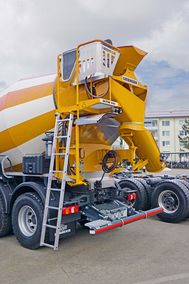 Liebherr-Mischtechnik: Sicherheit beim Fahrmischer
