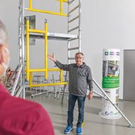 Günzburger Steigtechnik: Live-Vorführungen zur Steig- und Rettungstechnik