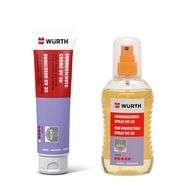 Würth stellt zwei Lösungen vor: Spray und Schutzcreme