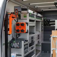 Mobile High-End-Werkstatt im Messefokus