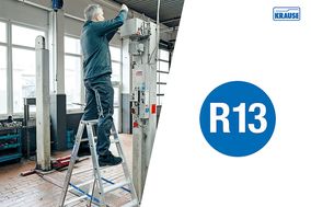 Stehleitern mit R13-Stufen vorgestellt