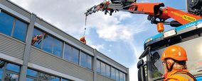 Palfinger: Personensicherung mit Lkw-Ladekran auch als Nachrüstlösung