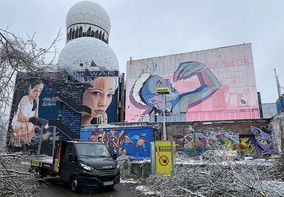 Video Guard im Einsatz auf dem Berliner Teufelsberg