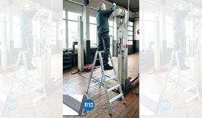 Steigtechnik mit besonderer Rutschhemmung