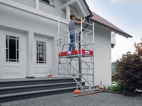 Alu-Arbeitsgerüst für den flexiblen Einsatz