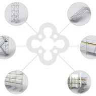 Dank Baukasten mehr System im Gerüst