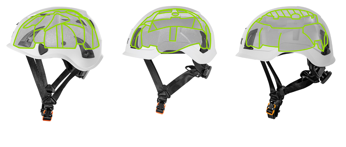 Nachhaltige Innenschalen für Helmserien