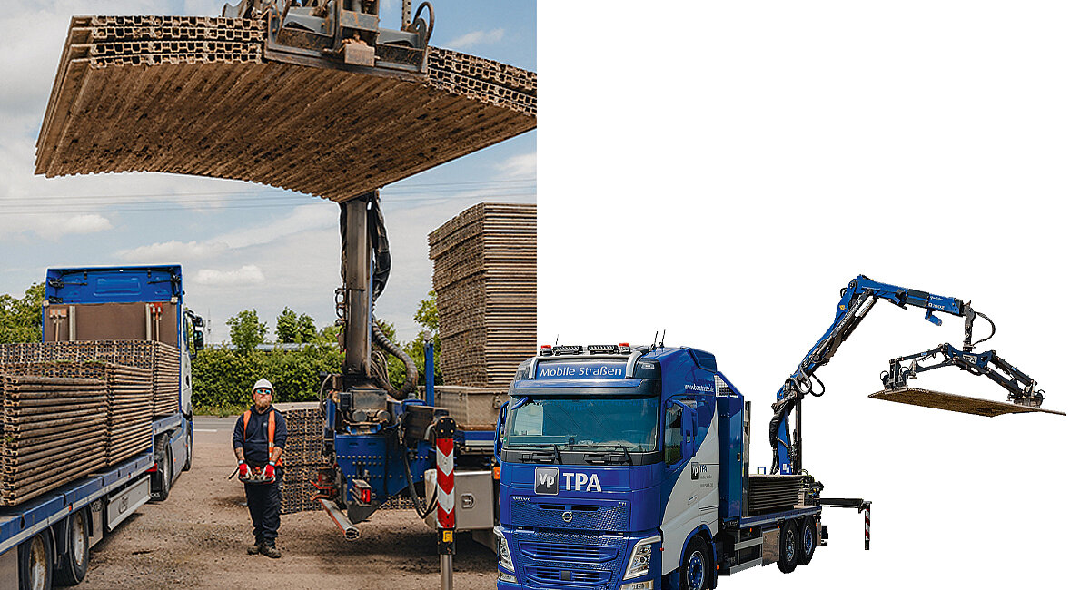 Effizienter Projektablauf für mobile Baustraßen
